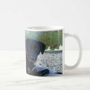 vastgekruld doggie koffiemok