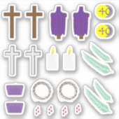 Vastgelegde Sticker Set (Voorkant)