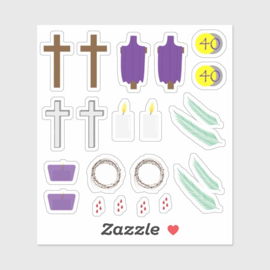 Vastgelegde Sticker Set (Vel)