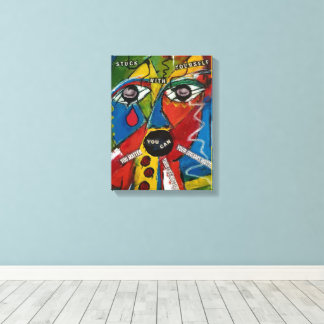 Vastgelopen Canvas Afdruk