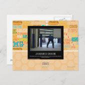 vastgelopen deur briefkaart (Voorkant / Achterkant)