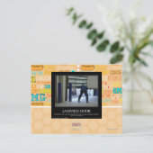 vastgelopen deur briefkaart (Staand voorkant)