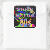 Vastgelopen in de jaren '80 Sticker (Tas)