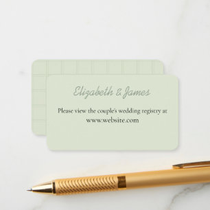 Vastgenaaid & Gestikt "Getting Hitched" Envelopkaa Informatiekaartje
