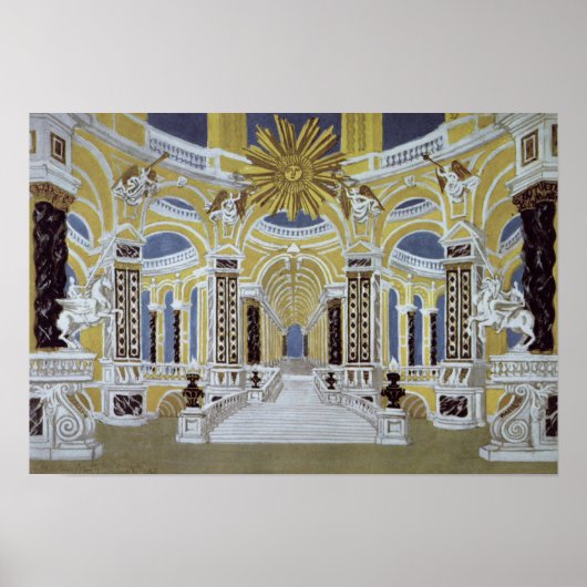 Vastgesteld ontwerp voor "de Magic Flute" Poster (Voorkant)