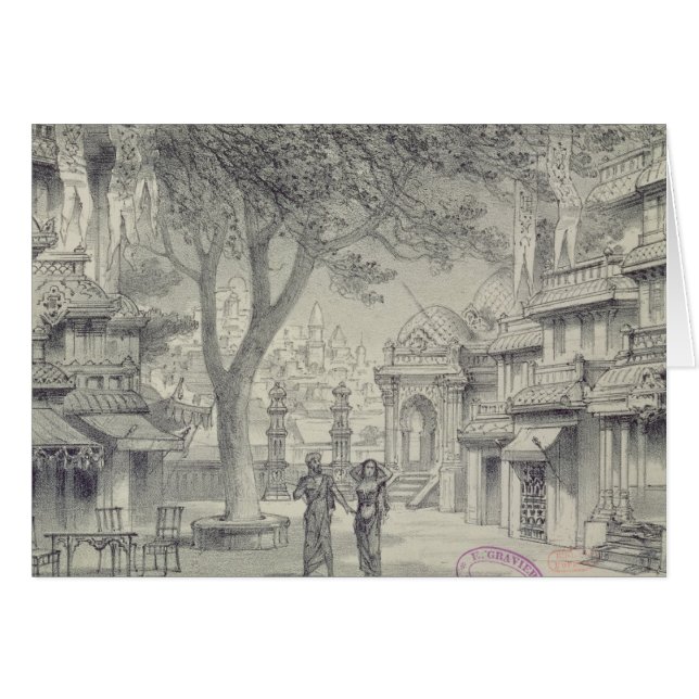 Vastgesteld Ontwerp voor Wet II van de opera "Lakm (Voorkant Horizontaal)