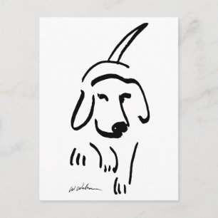 Vastgestelde beagle briefkaart