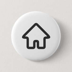 Vastgoed Architectuur Huis Icoon Zakelijk Ronde Button 5,7 Cm
