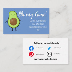 Vastgoed avocado waardering marketing strategie visitekaartje