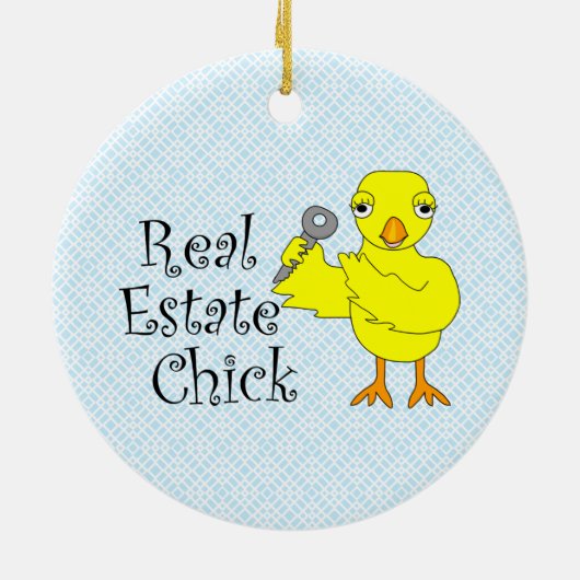 Vastgoed Chick Ornament (Achterkant)