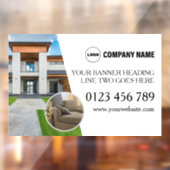 Vastgoed Custom Window Cling Raamsticker (Vel 2)