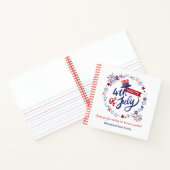 Vastgoed Dank U Klanten | 4 juli Notitieboek (Binnen)