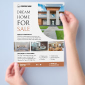 Vastgoed Eigenschappen Custom Flyer (Hand)