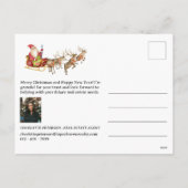 Vastgoed Kerstmis Feestdagenkaart (Achterkant)