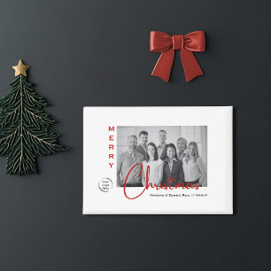 Vastgoed Kerstmis   Fotomagneet met Logo Magneet