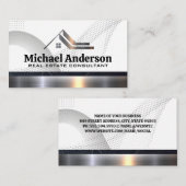 Vastgoed Metallic Trim | Professioneel Visitekaartje (Voorkant / Achterkant)