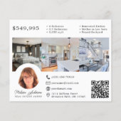 Vastgoed Open Huis nodigt foto's QR Code uit Flyer (Achterkant)