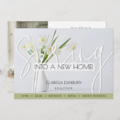 Vastgoed Spring Farming Realtor Briefkaart (Voorkant / Achterkant)