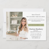 Vastgoed Spring Farming Realtor Briefkaart (Achterkant)