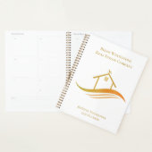 Vastgoedbedrijf Chic Gold House Logo 2025 Planner (Display)