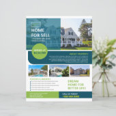 Vastgoedbedrijf Flyer Sjabloon (Staand voorkant)