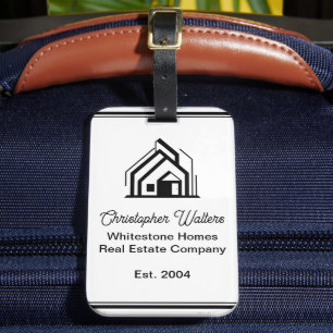 Vastgoedbedrijf Huis Gepersonaliseerde Makelaar Bagagelabel