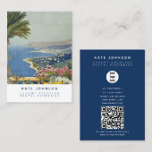 Vastgoedbeheer van makelaars QR-code Visitekaartje (Voorkant / Achterkant)