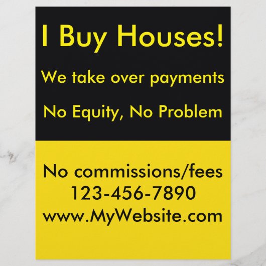 Vastgoedbeleggersbrochure Flyer (Voorkant)