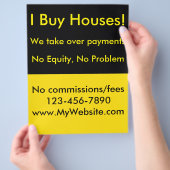 Vastgoedbeleggersbrochure Flyer (Hand)