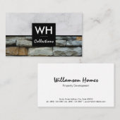 vastgoedbelegging | Onroerend goed Visitekaartje (Voorkant / Achterkant)