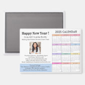 Vastgoedkalender 2025 magneet (Voorkant / Achterkant)