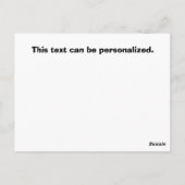 Vastgoedmakelaar briefkaart (Achterkant)