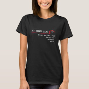 Vastgoedmakelaar iemand die een handje helpt t-shirt