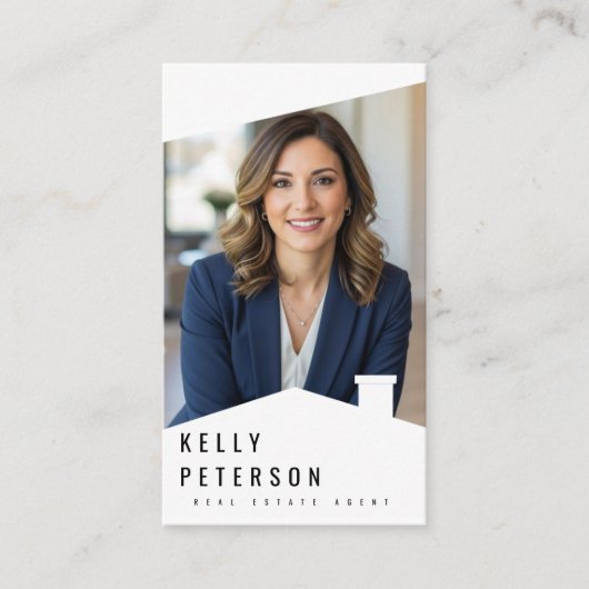 Vastgoedmakelaar Minimalistisch Visitekaartje (Voorkant)