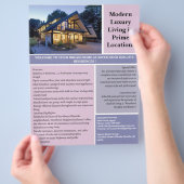 Vastgoedmarketing Flyer (Hand)