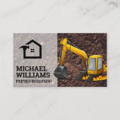 Vastgoedontwikkelaar | Bouwmachine Visitekaartje (Voorkant)
