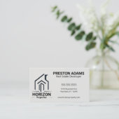 Vastgoedontwikkelaars Vastgoedontwikkelaars Visitekaartje (Staand voorkant)