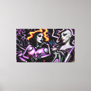 Vasthouden aan de waardigheid canvas afdruk