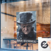 vastklemmen van schuifvenster raamsticker (Cafe Raam)