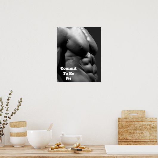 Vastleggen dat dit Poster geschikt is voor gym Wal (Keuken)