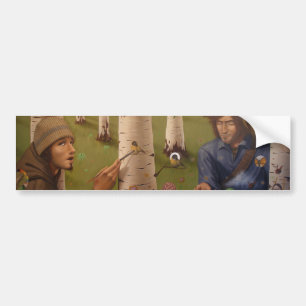 Vastleggen en vrijgeven bumpersticker