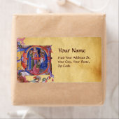 VASTSTELLING VAN HET PARCHMENT MAGI NATIVITEIT CHR ETIKET (Insitu)