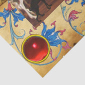 VASTSTELLING VAN MAGI CHRISTMAS FLORAL PARCHMENT,  TISSUEPAPIER (Detail)