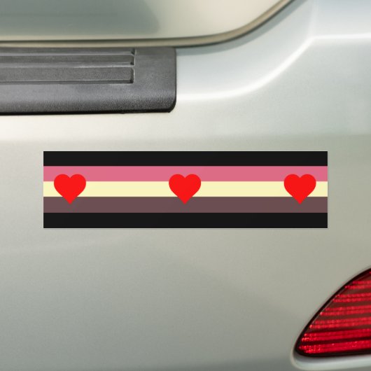 Vat Pride Flag Bumpersticker (Op auto)