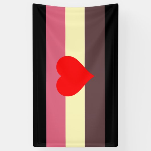 Vat Pride Flag Spandoek (Verticaal)
