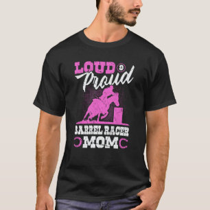 Vat Racer Moeder Luid & Trots Rodeo Cowgirl T-shirt