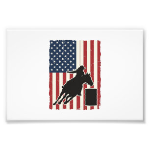 Vat Racing Amerikaanse Vlag Vintage Vector Ontwerp Foto Afdruk