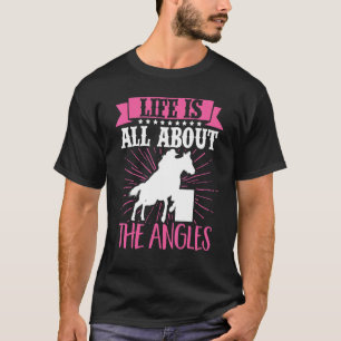 Vat Renner Leven Gaat Over De Hoeken Paard Ri T-shirt