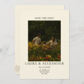 Vat sparen de DatumKaart Save The Date (Voorkant / Achterkant)