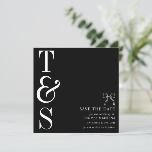 Vat sparen de DatumKaart Save The Date (Staand voorkant)